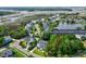 Aerial view of house near water at 1504 Rivertowne Country Club Dr, Mount Pleasant, SC 29466