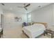 Bedroom with a queen bed and a built-in desk at 1504 Rivertowne Country Club Dr, Mount Pleasant, SC 29466
