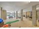Spacious garage with room for cars, golf cart, and recreational equipment at 1504 Rivertowne Country Club Dr, Mount Pleasant, SC 29466