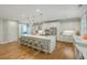 Spacious kitchen featuring a large island, stainless steel appliances, and white cabinetry at 1504 Rivertowne Country Club Dr, Mount Pleasant, SC 29466