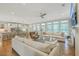 Open concept living space with kitchen and comfortable seating area at 1504 Rivertowne Country Club Dr, Mount Pleasant, SC 29466