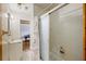 Bathroom with shower/tub combo and vintage tile at 1520 Acacia St, Charleston, SC 29407