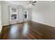Bright bedroom with hardwood floors and neutral walls at 1813 Towne St, Johns Island, SC 29455