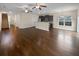Hardwood floors throughout the open living space at 1813 Towne St, Johns Island, SC 29455