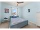 Bedroom with a twin bed and colorful decor at 241 Swamp Creek Ln, Moncks Corner, SC 29461