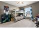 Bedroom with a bunk bed and plenty of storage at 241 Swamp Creek Ln, Moncks Corner, SC 29461