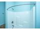 Bathroom with a shower/tub combo and updated fixtures at 490 Cummings Chapel Rd, Ridgeville, SC 29472