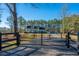 Elegant gated entry to a private country estate at 490 Cummings Chapel Rd, Ridgeville, SC 29472
