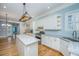 Island kitchen with granite countertops and stainless steel appliances at 490 Cummings Chapel Rd, Ridgeville, SC 29472