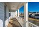 Covered balcony overlooking a residential neighborhood at 507 N Commodore Way, Summerville, SC 29483