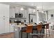 Modern kitchen with granite countertops, stainless steel appliances, and white cabinets at 1015 Marsh Harrier Dr # Cc3-3-2, Ravenel, SC 29470
