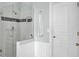 Bathroom features a large walk-in shower with glass enclosure at 1040 Barfield St, Charleston, SC 29492