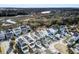 Aerial view of a neighborhood with houses near a marsh at 1040 Hills Plantation Dr, Charleston, SC 29412
