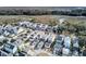 Aerial view of a picturesque neighborhood near water at 1040 Hills Plantation Dr, Charleston, SC 29412