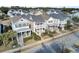 Aerial view of charming neighborhood with various houses at 1040 Hills Plantation Dr, Charleston, SC 29412