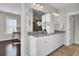 Double vanity bathroom with granite countertops and a large mirror at 1040 Hills Plantation Dr, Charleston, SC 29412
