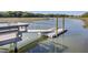 Community dock leading into the waterway featuring a ramp to floating dock at 1040 Hills Plantation Dr, Charleston, SC 29412