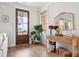Bright entryway with wood floors and console table at 1245 Crooked Oak Rd, Charleston, SC 29492