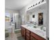 Main bathroom boasts double sinks, soaking tub, and shower at 130 Decatur Dr, Summerville, SC 29486