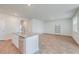 Open concept kitchen with island and stainless steel appliances at 133 Summit View Dr, Summerville, SC 29486