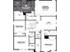 Second floor plan showing primary bedroom, loft and three additional bedrooms at 141 Winding Grove Lane Ln, Moncks Corner, SC 29461