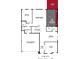 Two-story home floor plan with 2-car garage and covered patio at 141 Winding Grove Lane Ln, Moncks Corner, SC 29461