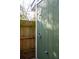 Private outdoor shower with green walls at 1446 Fort Johnson Rd, Charleston, SC 29412