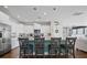 Modern kitchen featuring stainless steel appliances and a teal island at 152 Callibluff Dr, Summerville, SC 29486