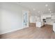 Spacious dining area with hardwood floors and access to the kitchen at 199 Denham St, Summerville, SC 29486