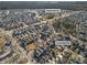 Aerial view showing 216 Bumble Way's proximity to a community pool and other neighborhood homes at 216 Bumble Way, Summerville, SC 29485