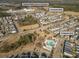 Aerial view of 216 Bumble Way, showing nearby school and community pool at 216 Bumble Way, Summerville, SC 29485