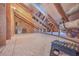Unfinished attic space with open wooden beams at 216 Bumble Way, Summerville, SC 29485