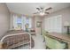Bedroom with twin bed, desk, and sitting chair at 2336 Parkstone Dr, Charleston, SC 29414