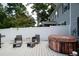 Deck with hot tub and seating area at 2670 Lamina Ct, Mount Pleasant, SC 29466