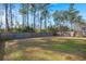 Large backyard with privacy fence at 339 Spectrum Rd, Summerville, SC 29486