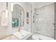 Modern bathroom with a walk-in shower and stylish fixtures at 341 Bridgetown Pass, Mount Pleasant, SC 29464