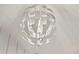 Modern chandelier with white metal frame at 341 Bridgetown Pass, Mount Pleasant, SC 29464