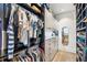 Spacious walk-in closet with ample hanging space and shelving at 341 Bridgetown Pass, Mount Pleasant, SC 29464
