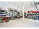 Organized garage with ample storage and shelving at 341 Bridgetown Pass, Mount Pleasant, SC 29464