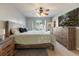 Spacious bedroom with a large TV and ample dresser space at 356 Peters Creek Dr, Summerville, SC 29486