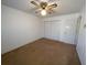 Spacious bedroom with ceiling fan and ample closet space at 388 Benton Farm Rd, Walterboro, SC 29488