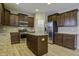 Spacious kitchen with island, stainless steel appliances, and granite countertops at 484 Whispering Breeze Ln, Summerville, SC 29486
