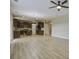 Open concept kitchen with dark cabinets and island at 484 Whispering Breeze Ln, Summerville, SC 29486