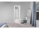 Bedroom with large mirror and access to bathroom at 530 Richfield Way, Summerville, SC 29486