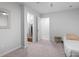 Bedroom with twin bed, carpet, and walk-in closet at 530 Richfield Way, Summerville, SC 29486