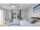 Bright bedroom with king-size bed and calming blue accents at 530 Richfield Way, Summerville, SC 29486