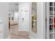 Light and airy entry hall featuring hardwood floors and a view into the living area at 530 Richfield Way, Summerville, SC 29486