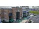 Aerial view of Starbucks with drive-thru and outdoor seating at 530 Richfield Way, Summerville, SC 29486