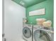 Laundry room with front load washer and dryer at 643 Woolum Dr, Moncks Corner, SC 29461