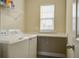 Laundry room with washer, dryer, and shelving at 705 Quintan St, Summerville, SC 29486